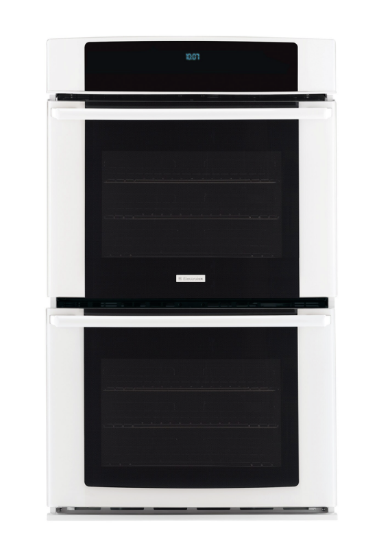30" Electric Double Wall Oven with Wave-Touch Controls EW30EW65GW