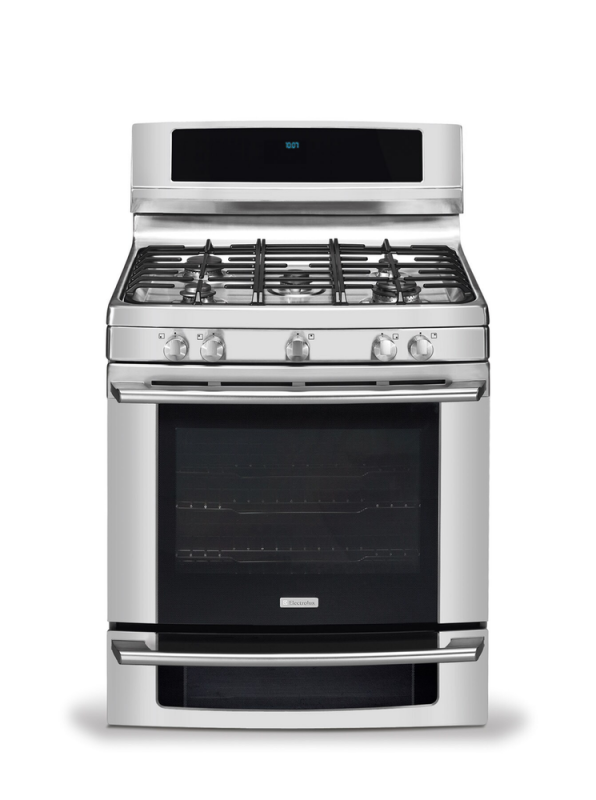 30" Dual-Fuel Freestanding Liquid Propane Range with Wave-Touch Controls EW3LDF65GS