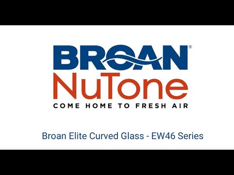 Elite EW46 Series 30-Inch Convertible Curved Glass Chimney Range Hood, 460 Max Blower CFM EW4630SS