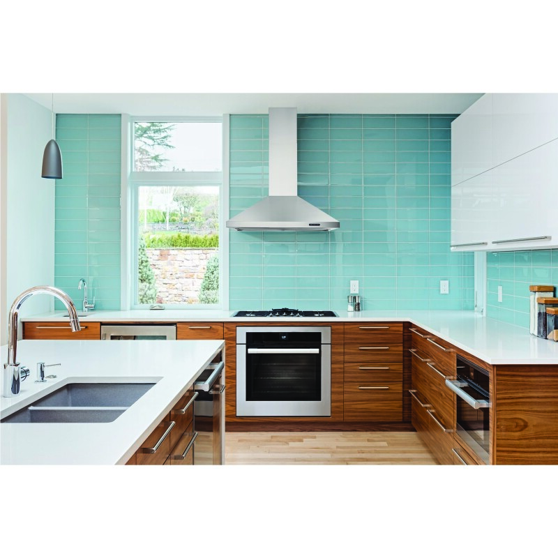 Elite EW48 Series 36-Inch Pyramidal Chimney Range Hood, 460 Max Blower CFM EW4836SS