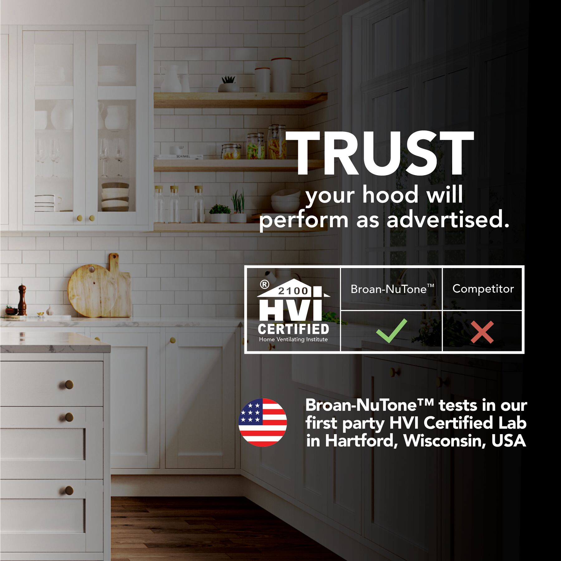 30-Inch Convertible Under-Cabinet Range Hood, 230 Max Blower CFM F403023