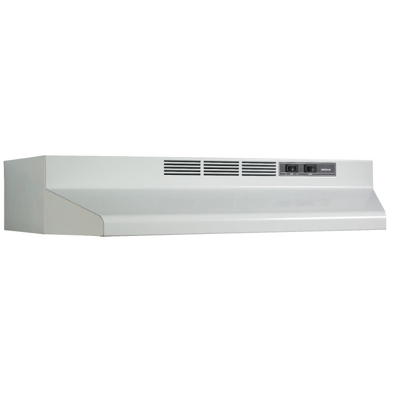 Broan 36Inch Convertible UnderCabinet Range Hood, 230 Max Blower CFM, White F403601 Picture 1