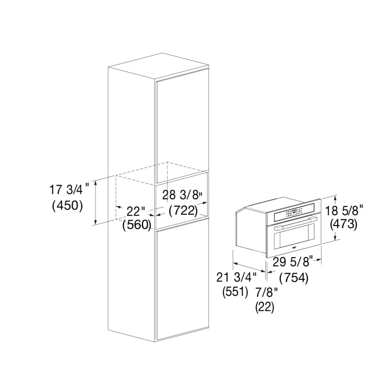30" COMBI STEAM OVEN F7MSCO30MB1