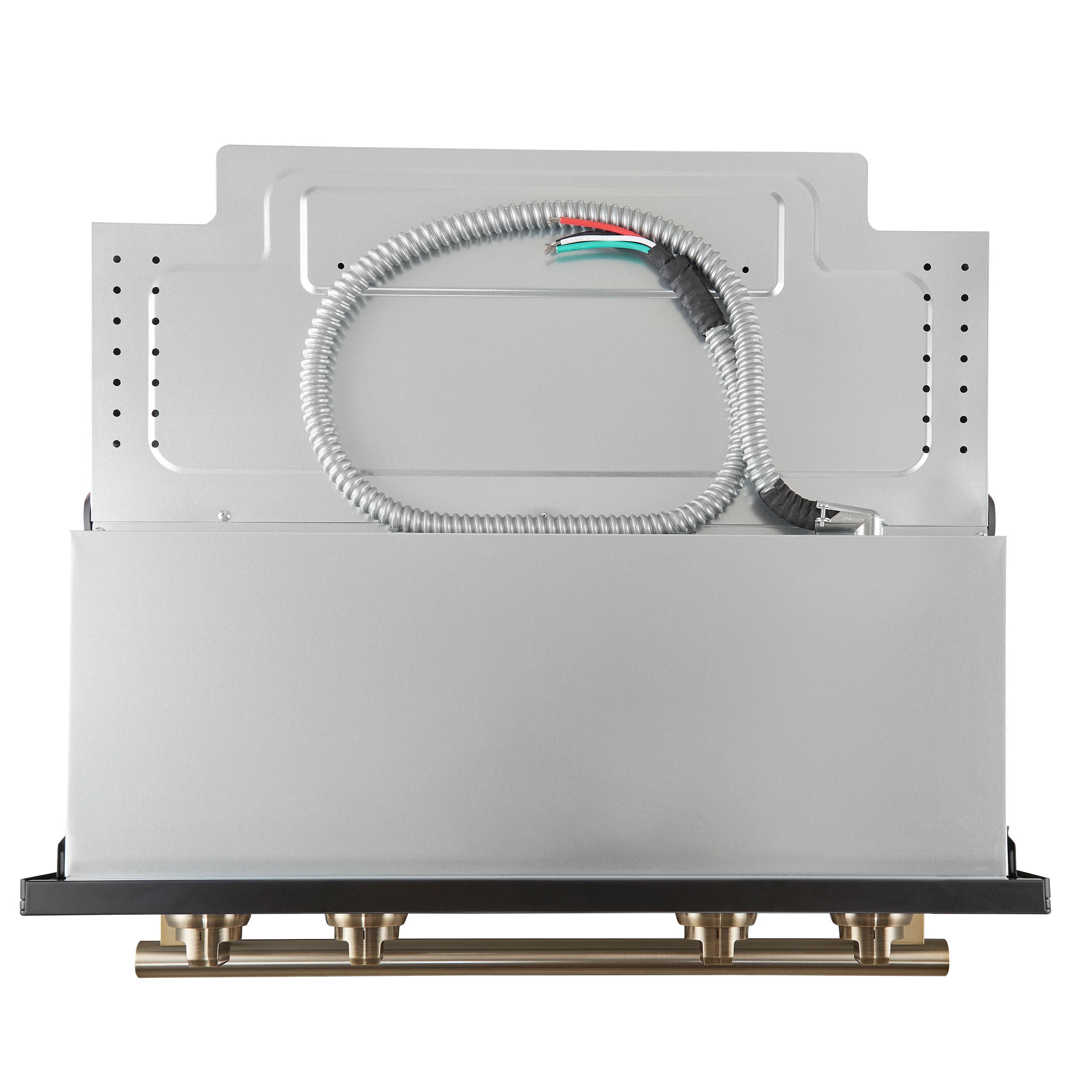 Vomero 30-Inch Double Wall Oven, Black, 10 cu.ft Total Capacity, 7100W Convection, Mechanical Controls, Manuel Steam Clean FBOEL132430BLK