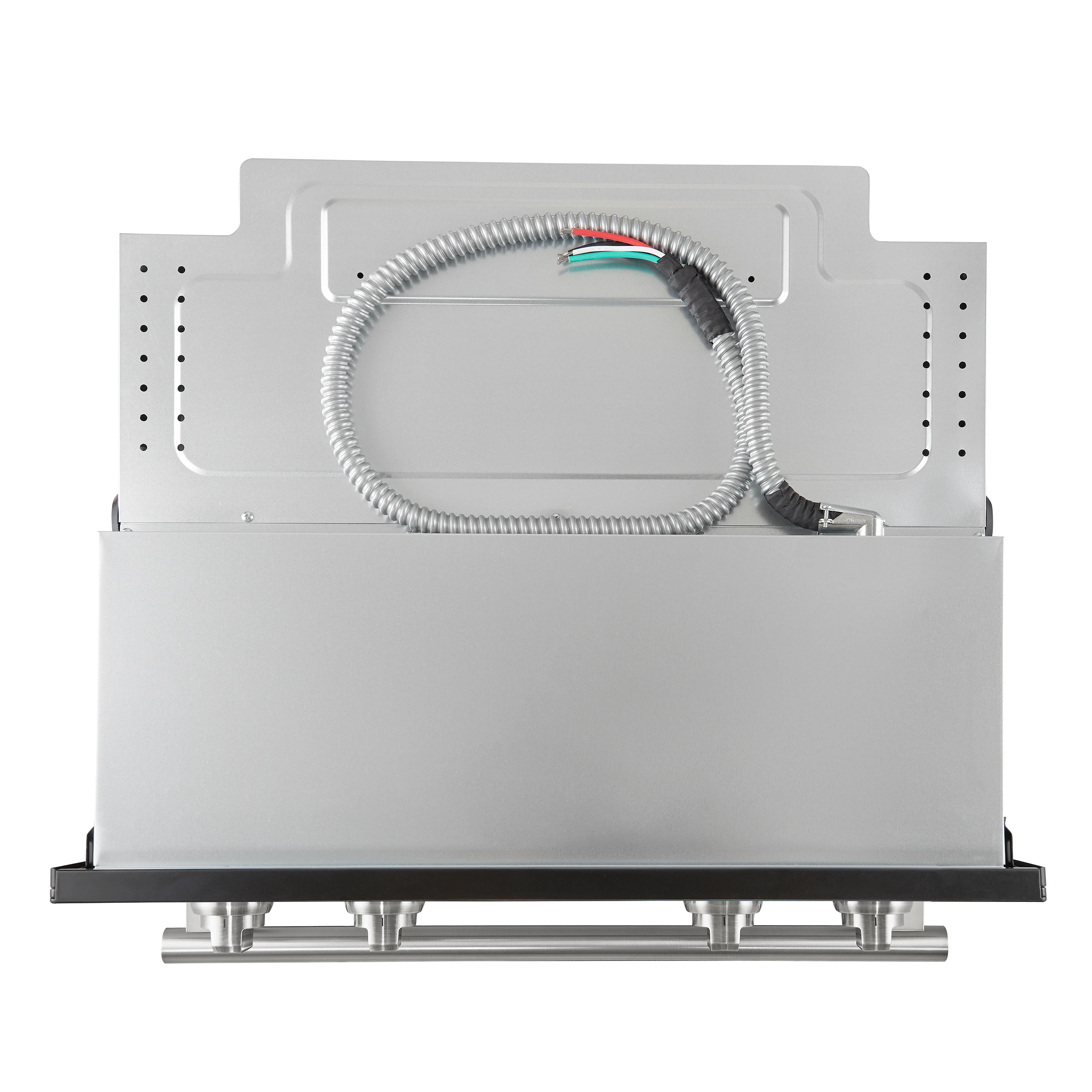 Vomero 30-Inch Double Wall Oven, Black, 10 cu.ft Total Capacity, 7100W Convection, Mechanical Controls, Manuel Steam Clean FBOEL132430BLK