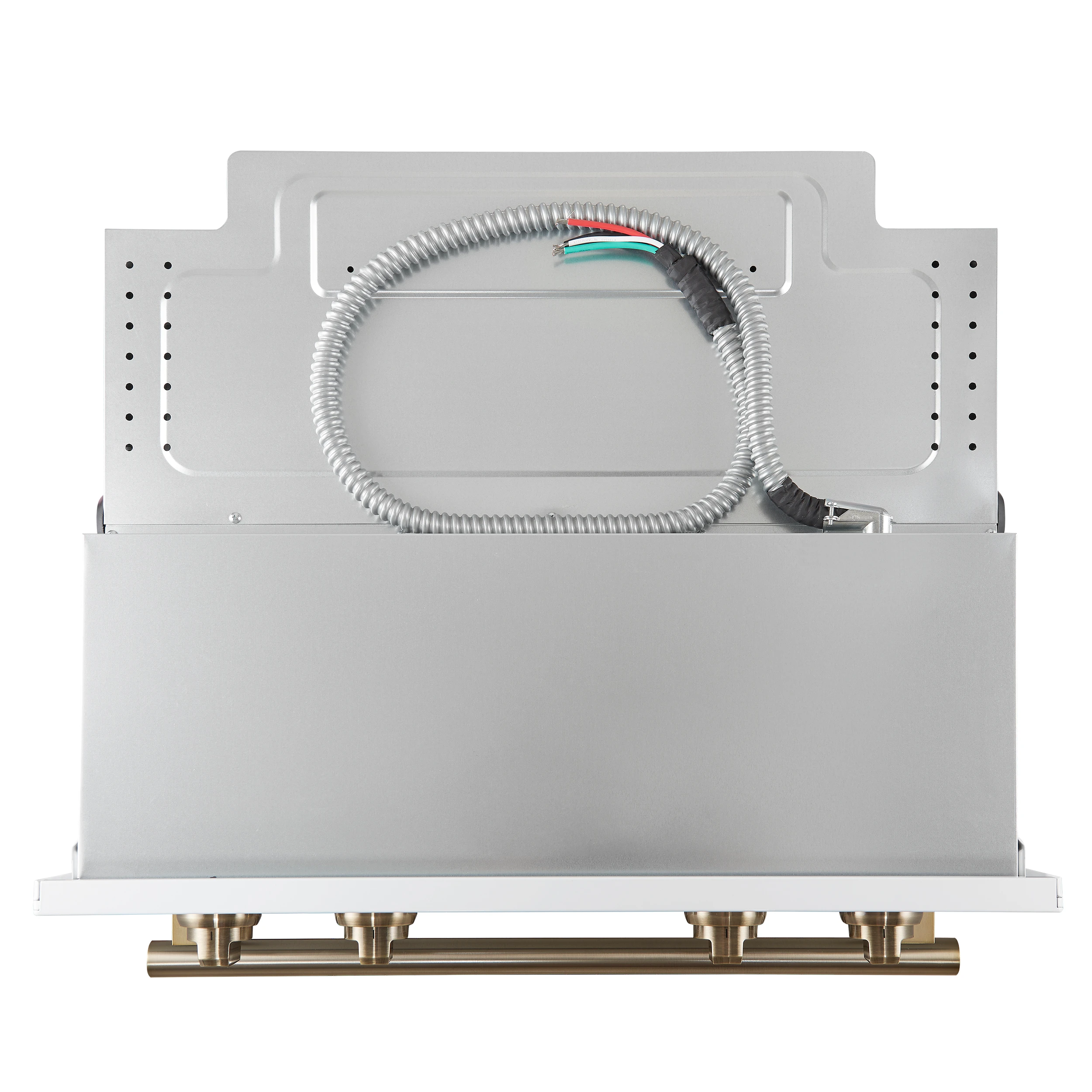 Vomero 30-Inch Double Wall Oven, White, 10 cu.ft Total Capacity, 7100W Convection, Mechanical Controls, Manuel Steam Clean FBOEL132430WHT