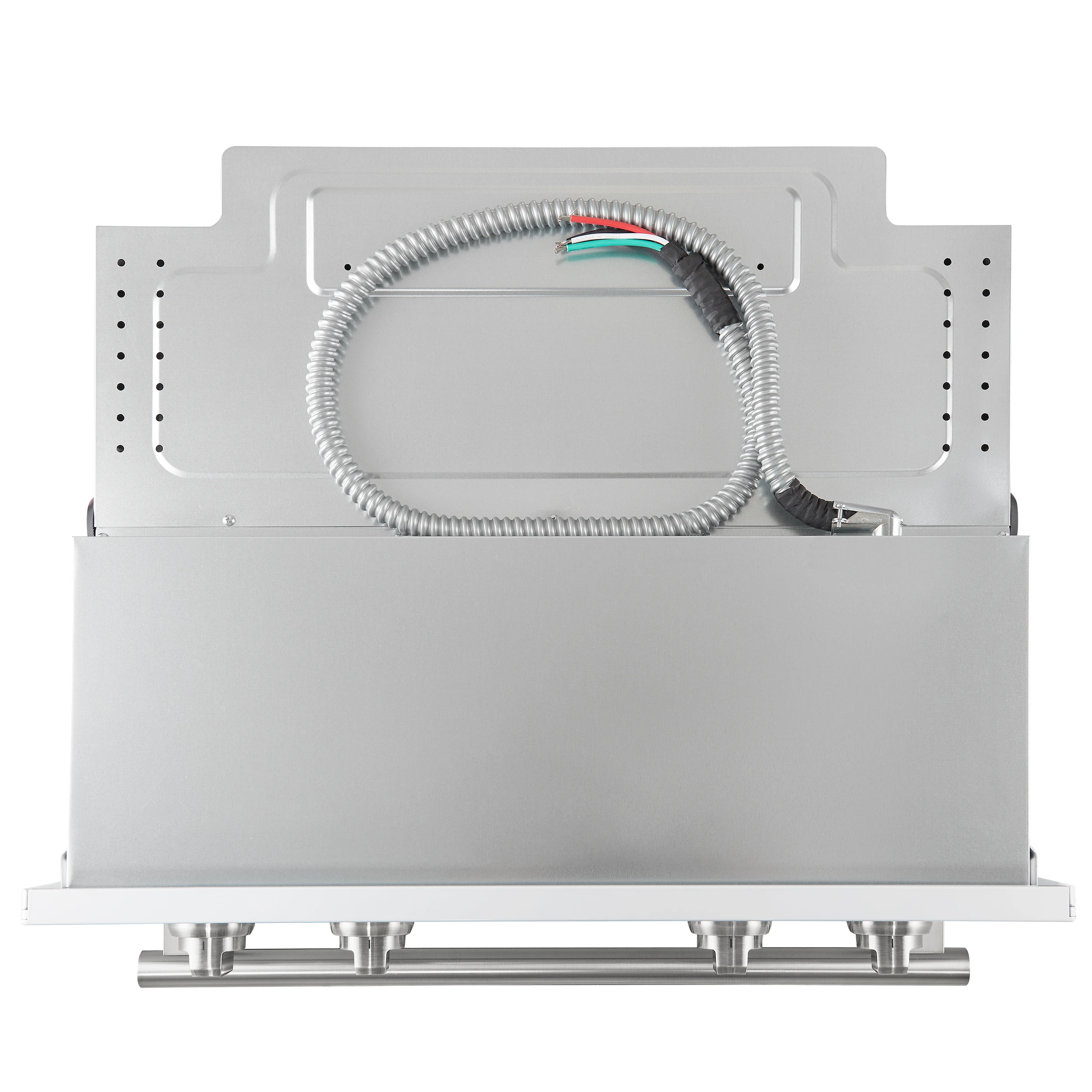 Vomero 30-Inch Double Wall Oven, White, 10 cu.ft Total Capacity, 7100W Convection, Mechanical Controls, Manuel Steam Clean FBOEL132430WHT