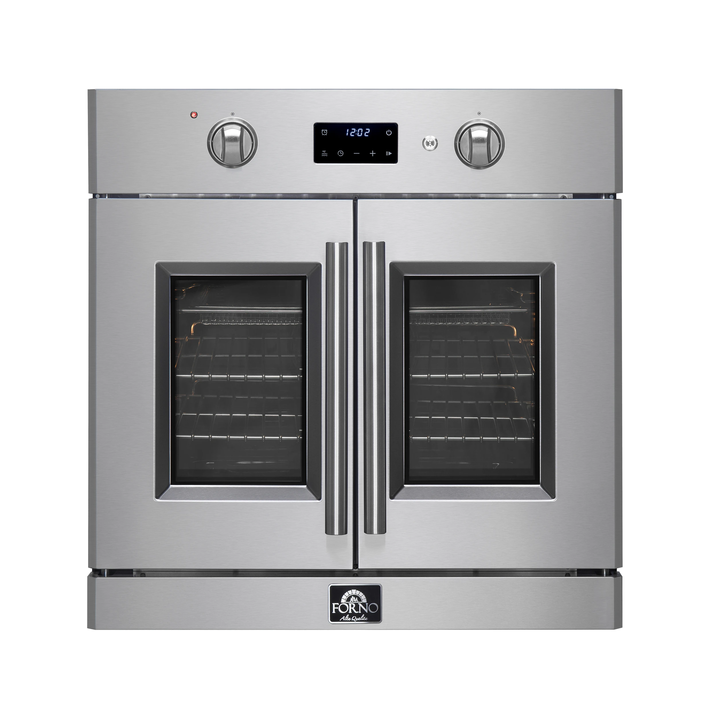 Asti 30-Inch French Door Electric Wall Oven in Stainless Steel, 3.68 cu. ft. True Convection, 3,600W, Air Fry, Sous Vide, Self-Clean FBOEL133330