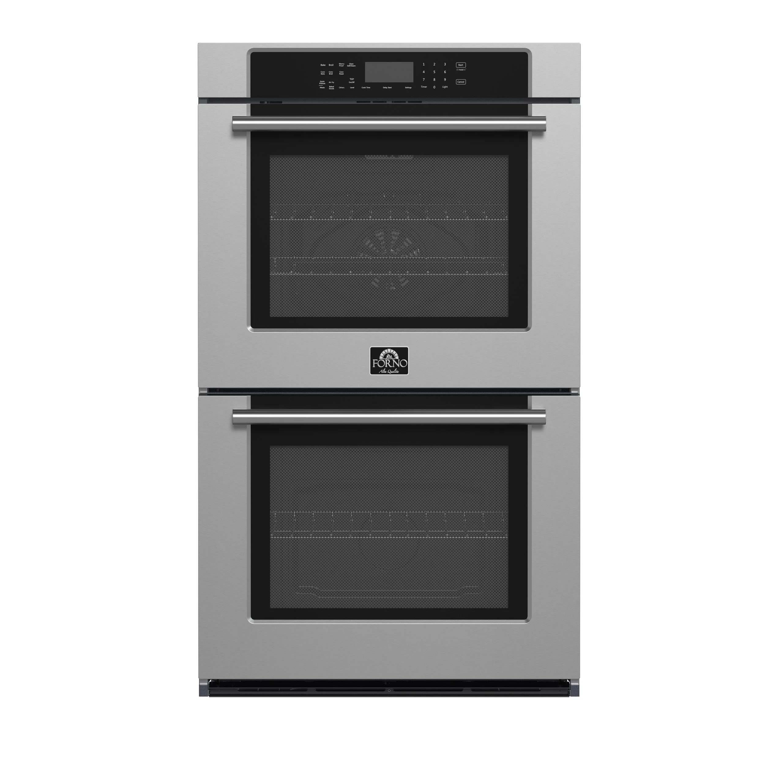 Villarosa 30-Inch Built-In Double Wall Oven, Stainless Steel, Convection Cooking, Touch Control Panel, Self-Cleaning Function FBOEL136530