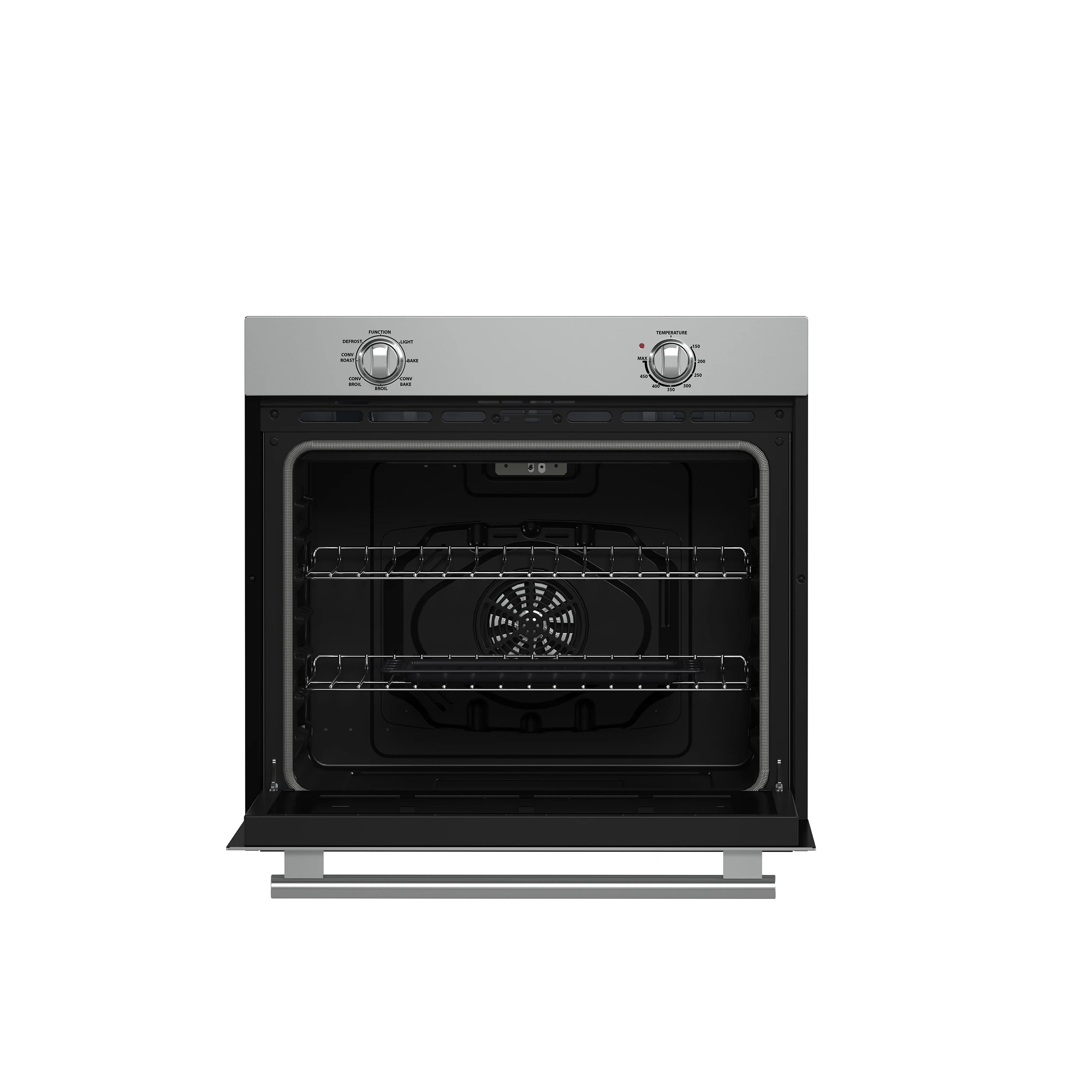 Vomero 30-Inch Wall Oven, Stainless Steel, 5 cu.ft Capacity, 3550 Watts Convection, Mechanical Controls, Self-Cleaning Function FBOEL137030