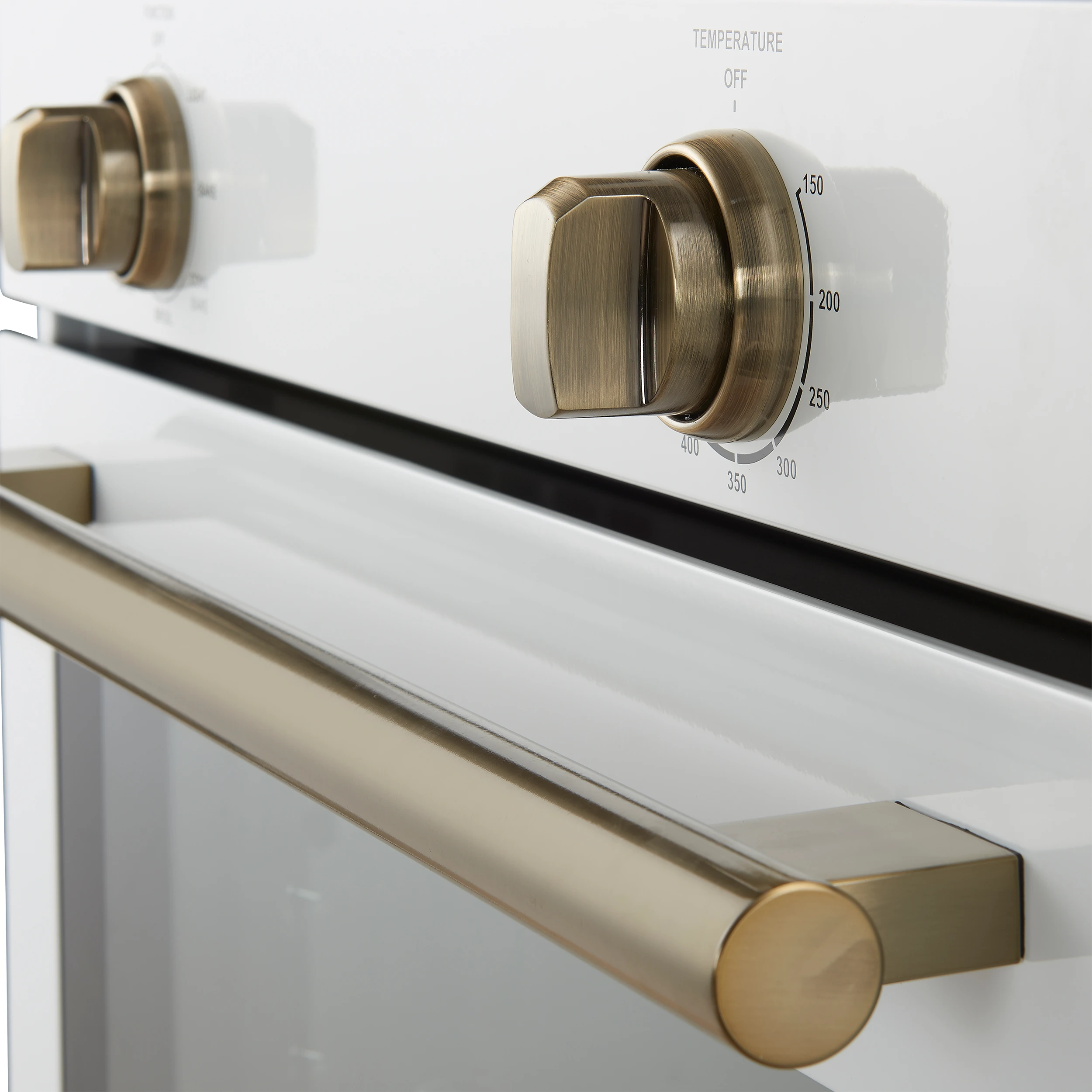 Vomero 30-Inch Wall Oven, White, 5 cu.ft Capacity, 3550 Watts Convection, Mechanical Controls, Manuel Steam Clean FBOEL137030WHT