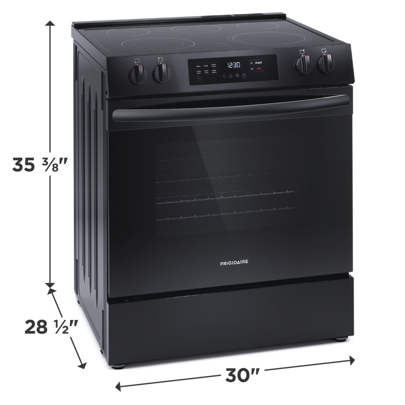 30" Electric Range with Steam Clean FCFE3062AB