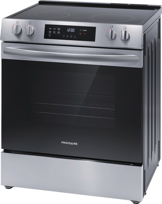Frigidaire 30" Electric Range with Steam Clean Stainless Steel FCFE3062AS Picture 1