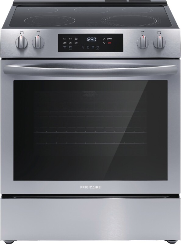 Frigidaire 30" Front Control Electric Range Stainless Steel FCFE3083AS Picture 1