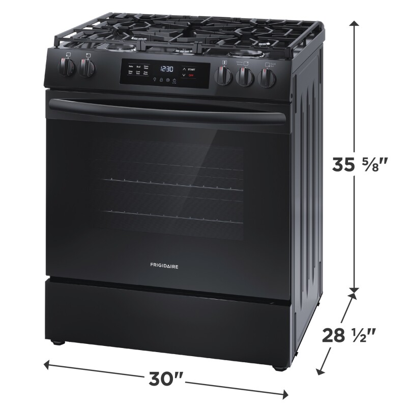 30" Gas Range with Steam Clean FCFG3062AS