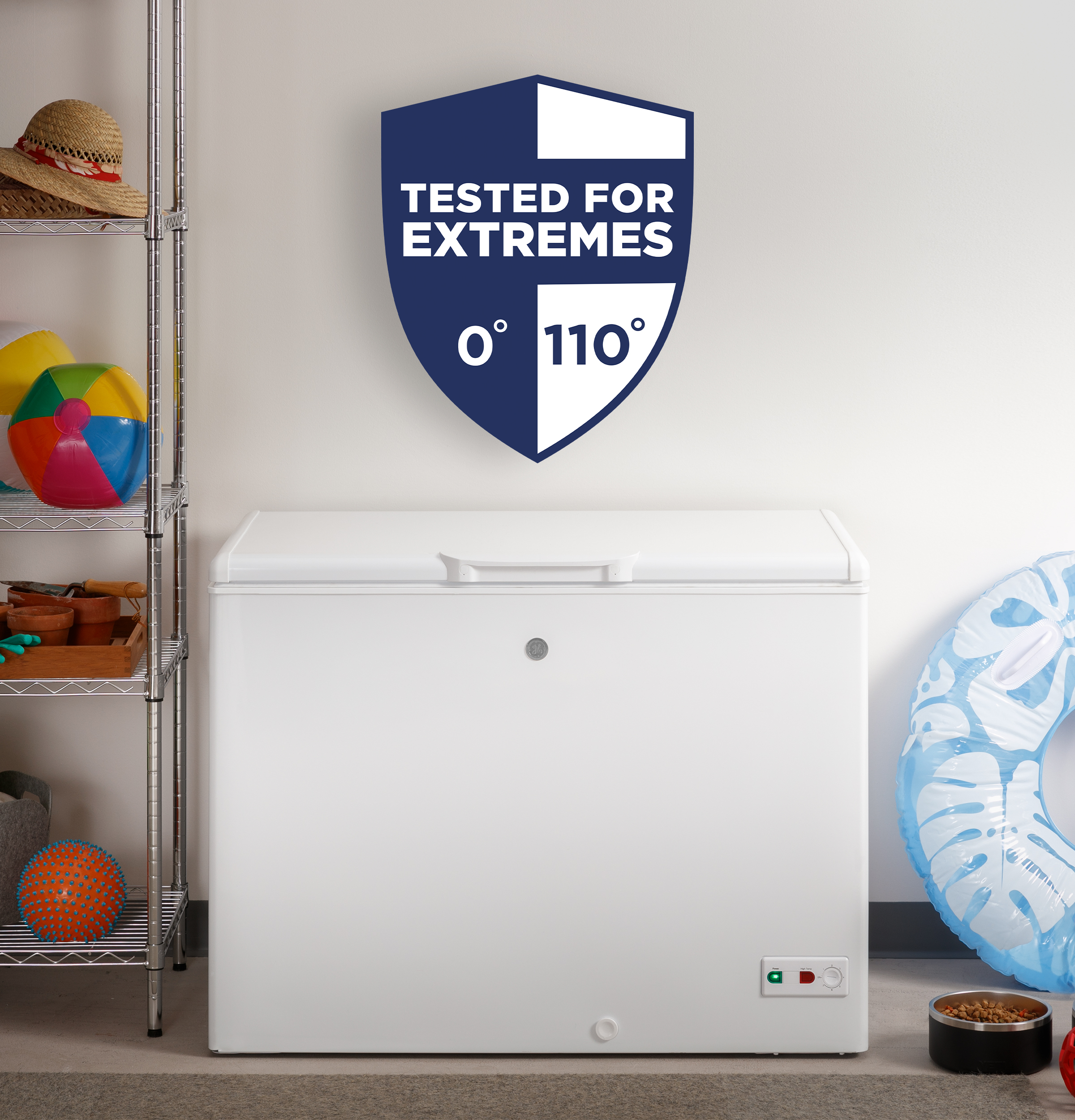 10.7 Cu. Ft. Manual Defrost Chest Freezer FCM11SRWW