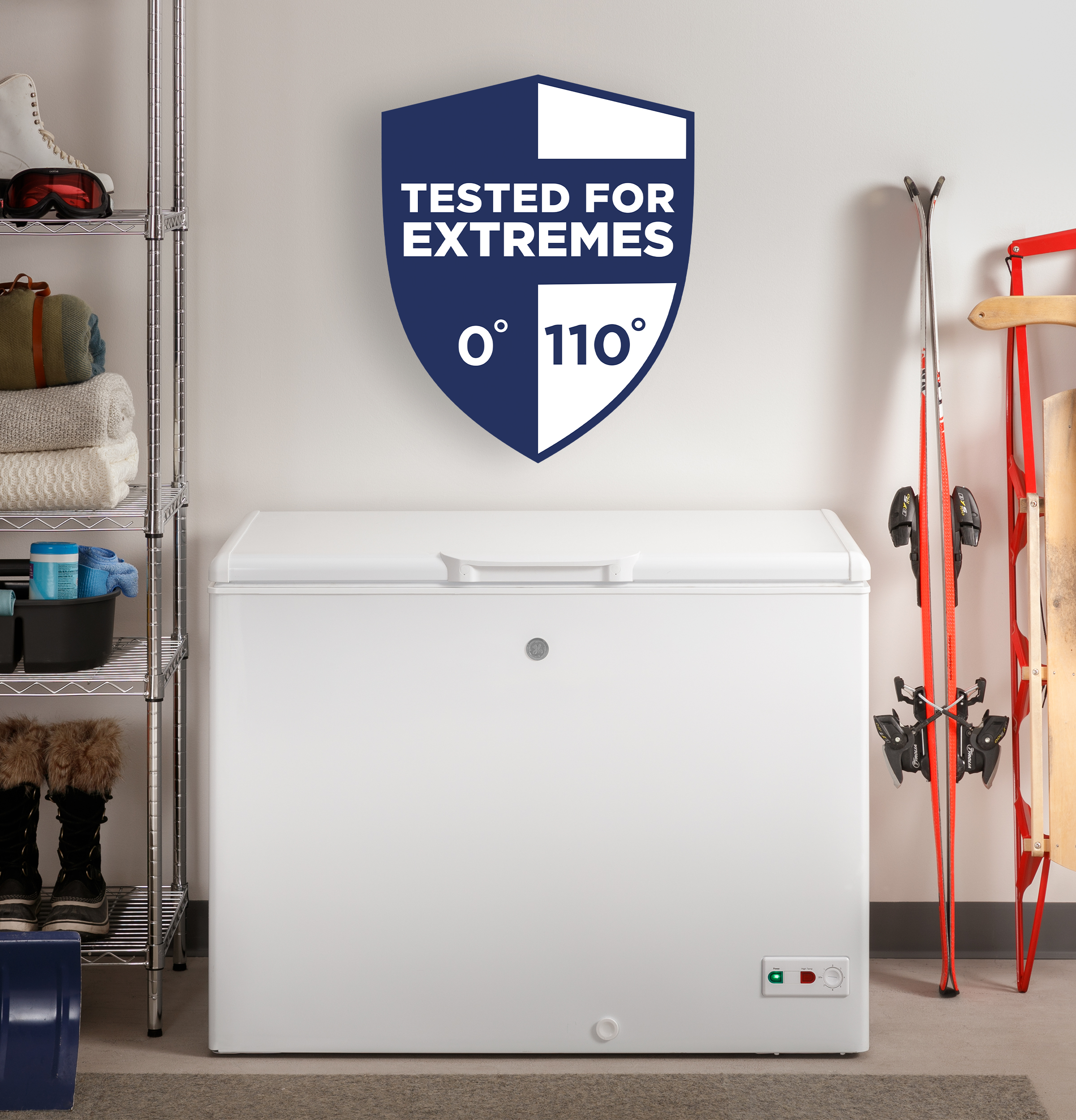 10.7 Cu. Ft. Manual Defrost Chest Freezer FCM11SRWW