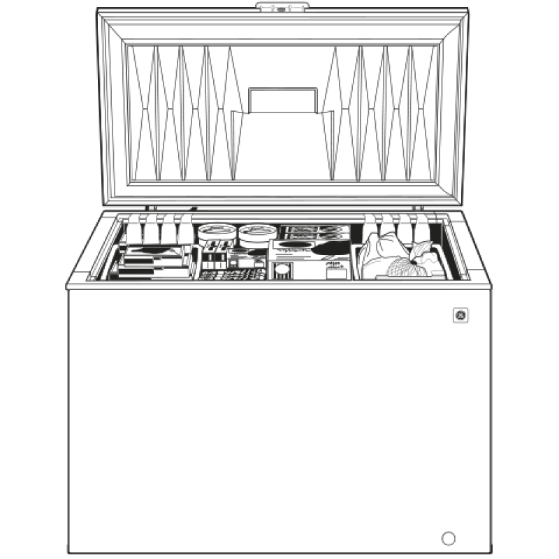 14.8 Cu. Ft. Manual Defrost Chest Freezer FCM15DHWW