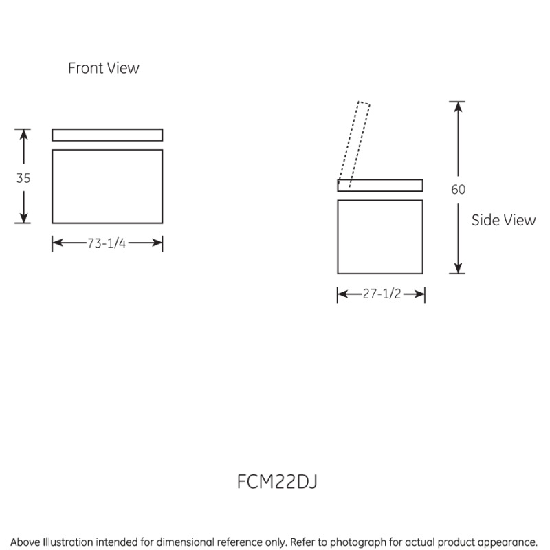21.6 Cu. Ft. Manual Defrost Chest Freezer FCM22DJWW