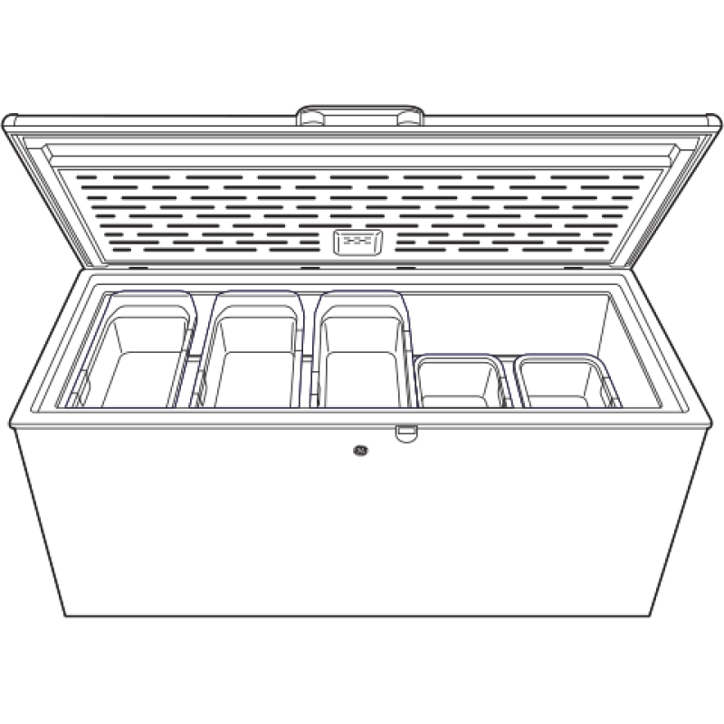 21.7 Cu. Ft. Manual Defrost Chest Freezer FCM22DLWW