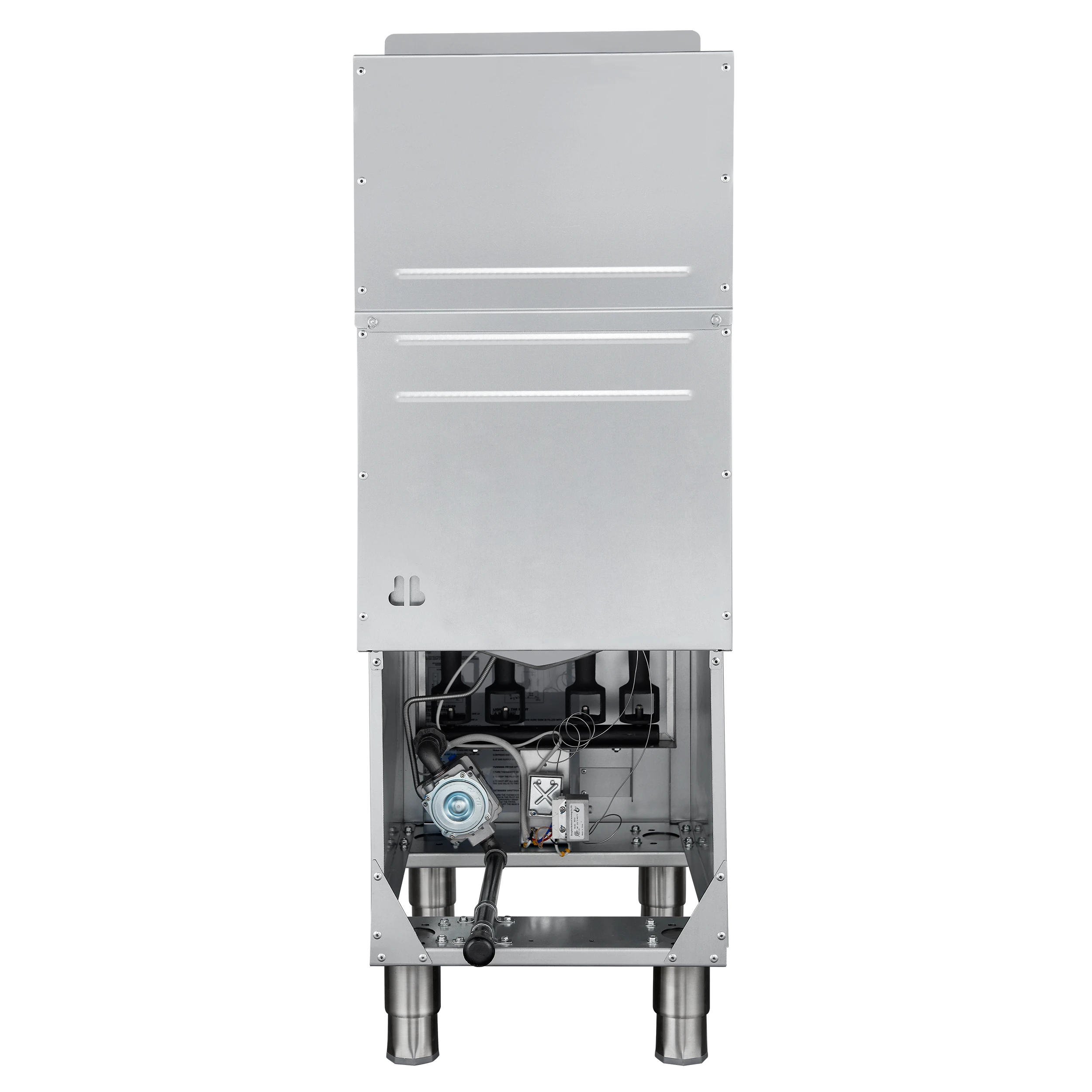 Commerciale Natural Gas Deep Fryer, 4 Burners 120,000 BTU, 50 lbs Oil Capacity FCMGF0023