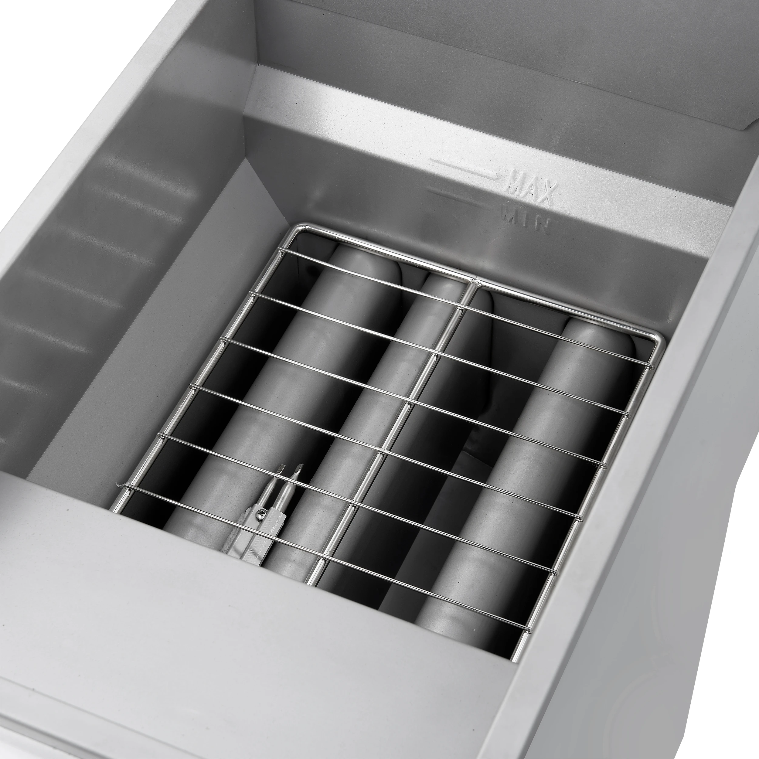 Commerciale Propane Gas Deep Fryer, 4 Burners 120,000 BTU, 50 lbs Oil Capacity, Millivolt Control FCMGF0030