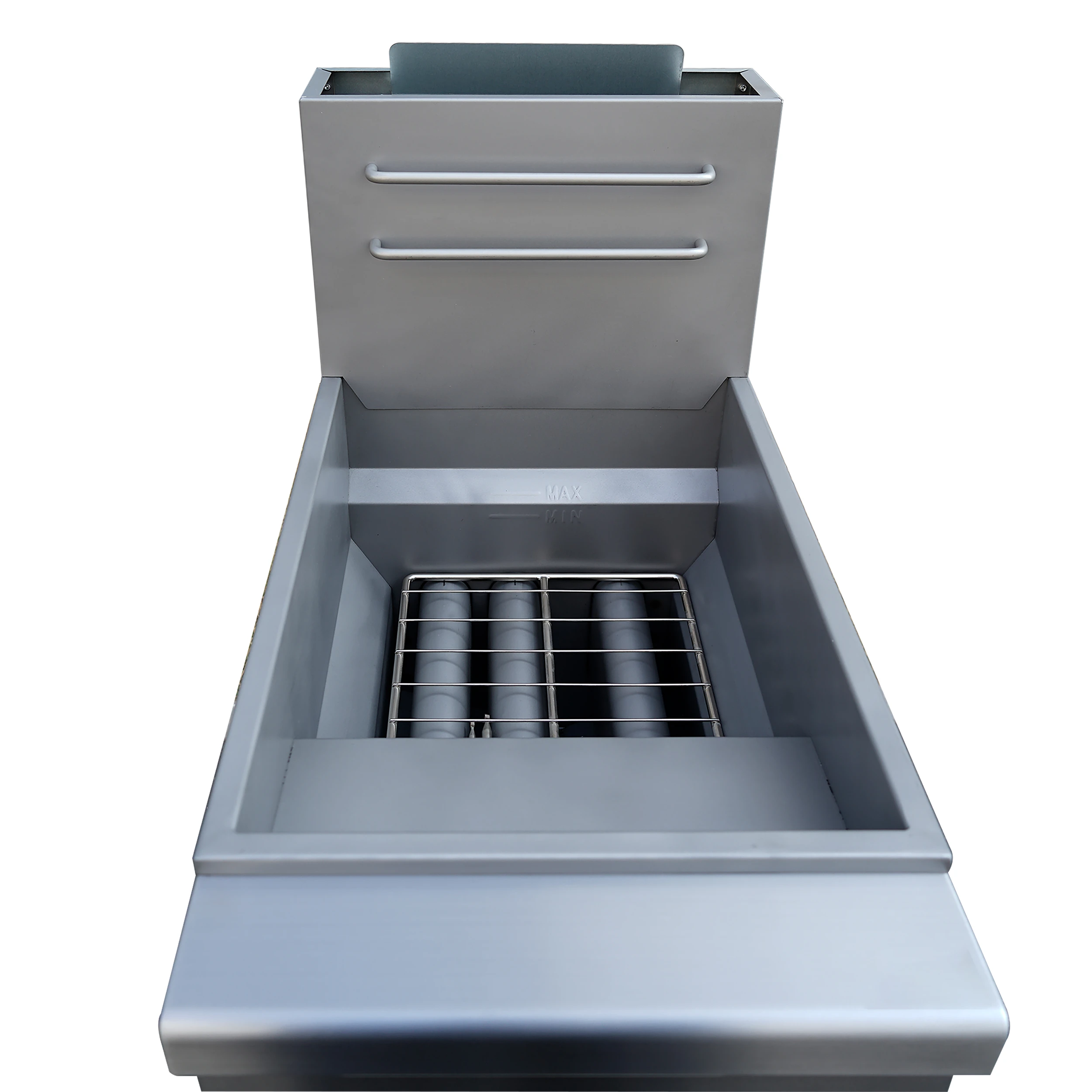 Commerciale Natural Gas Deep Fryer, 3 Burners 90,000 BTU, 40 lbs, Millivolt Control FCMGF0048