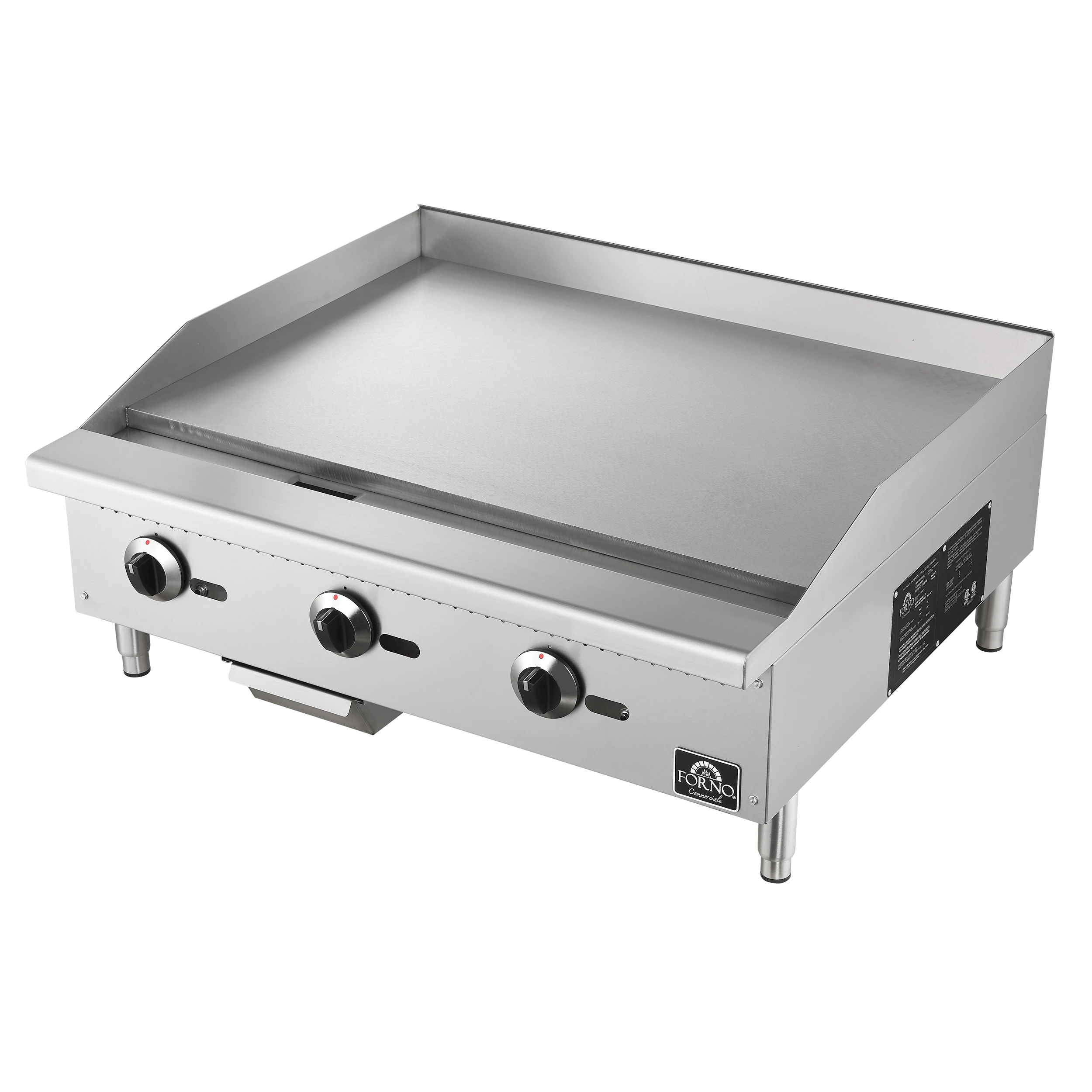 Commerciale 36 Inch Gas Griddle, 3 Burners FCMGG005536
