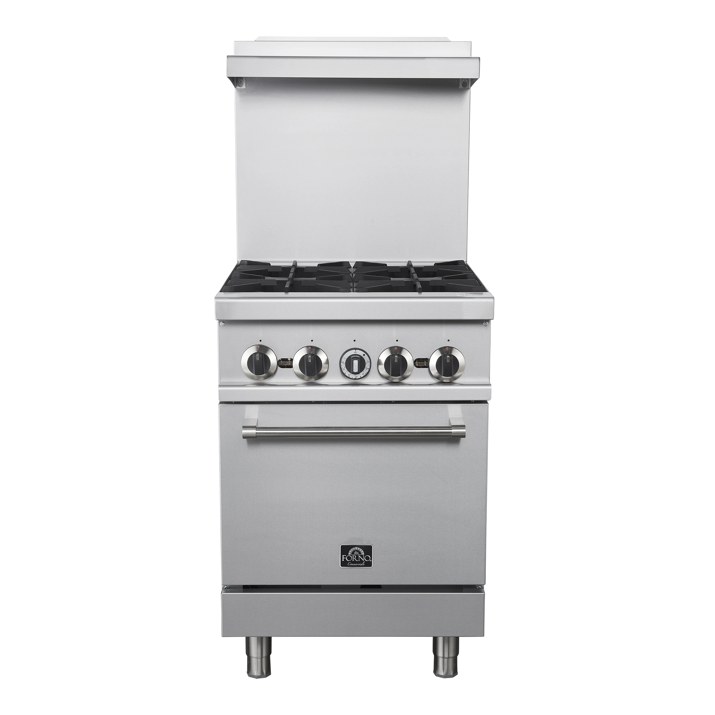 Commerciale 24 Inch Gas Range with 4 Burners FCMGR009324