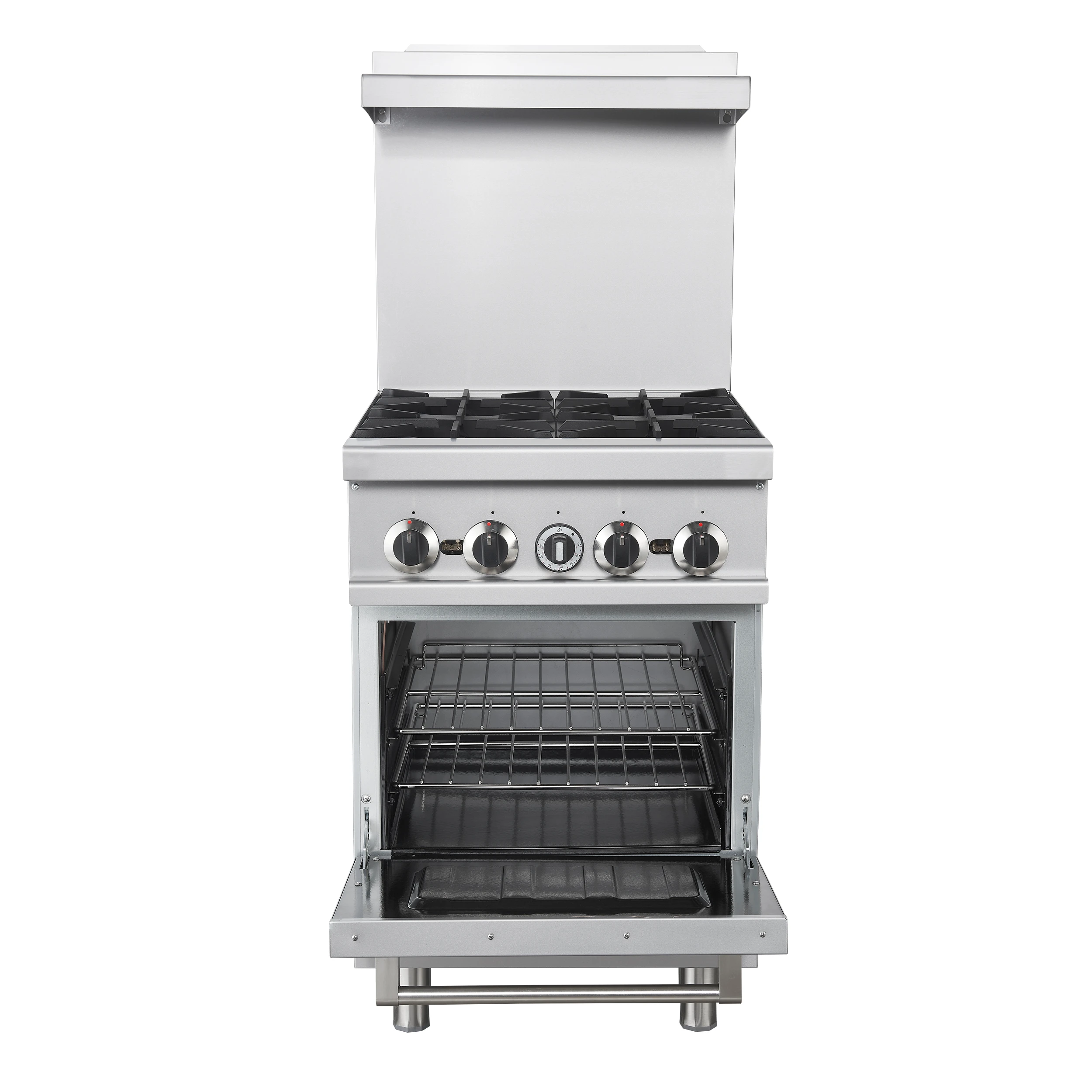 Commerciale 24 Inch Gas Range with 4 Burners FCMGR009324