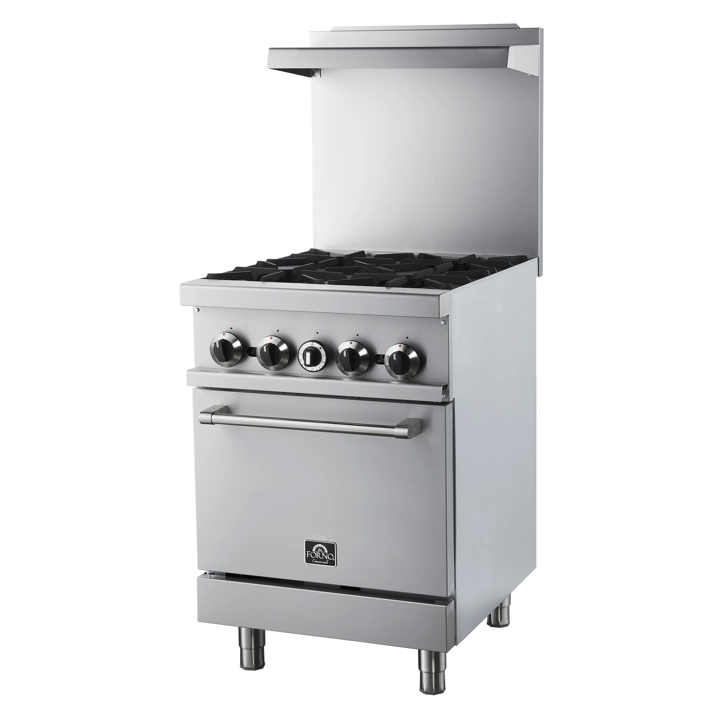 Commerciale 24 Inch Gas Range with 4 Burners FCMGR009324