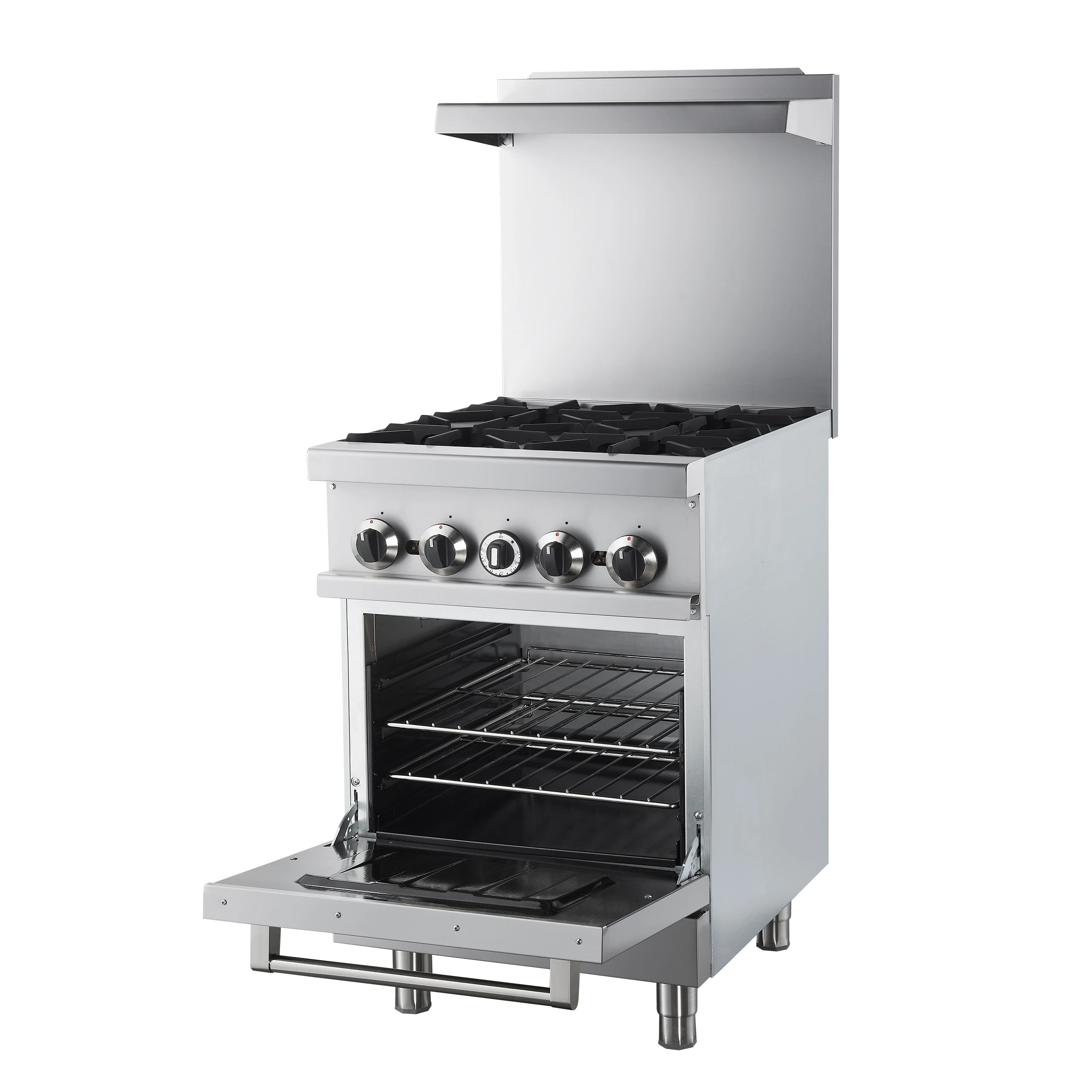 Commerciale 24 Inch Gas Range with 4 Burners FCMGR009324