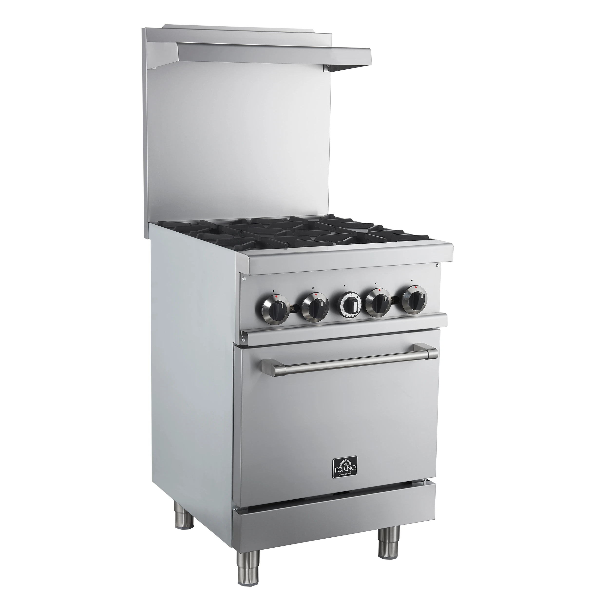 Commerciale 24 Inch Gas Range with 4 Burners FCMGR009324