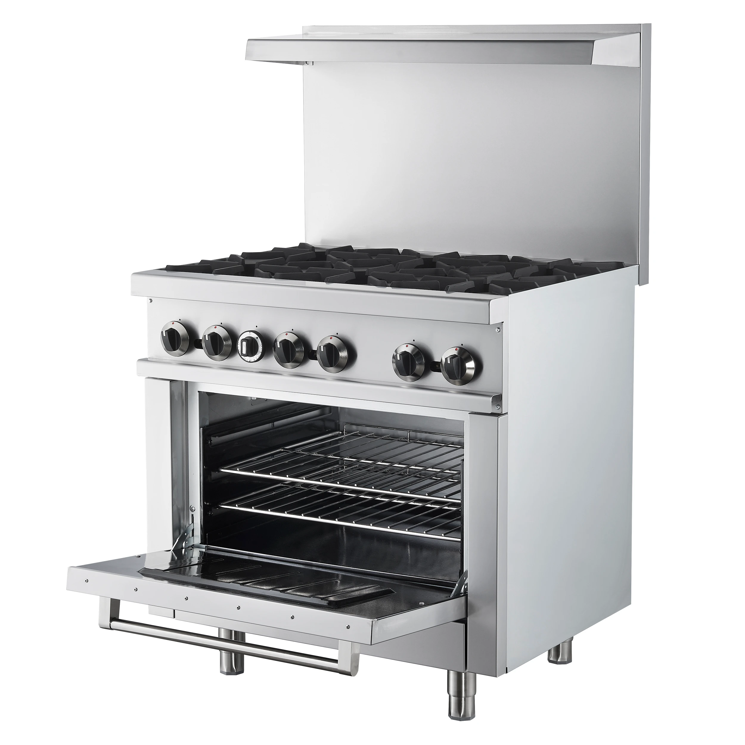 Commerciale 36 Inch Gas Range with 6 Burners FCMGR009336