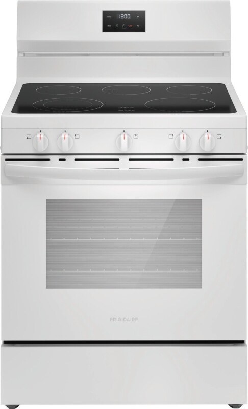 Frigidaire 30" Electric Range White FCRE3052BW Picture 1