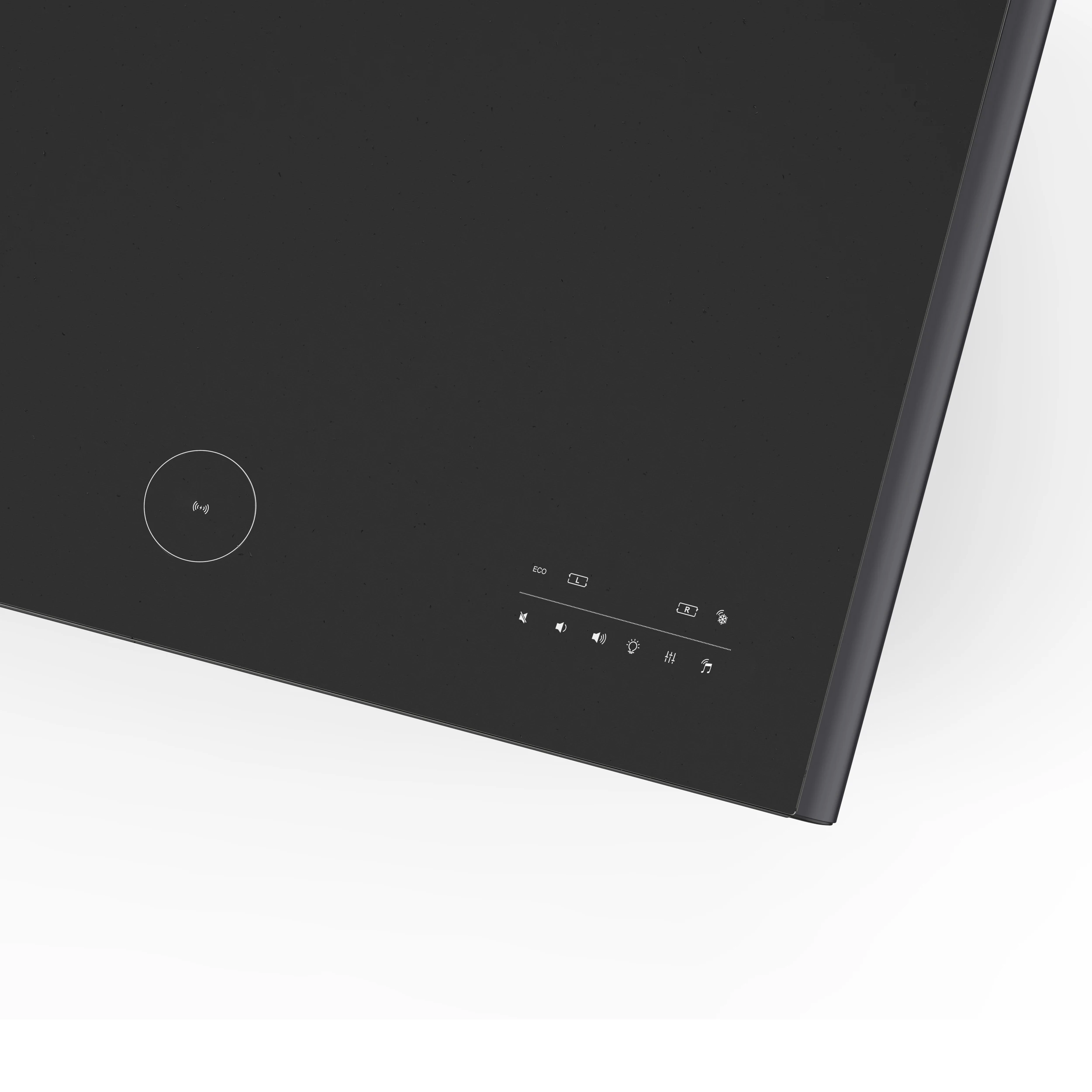 Evoluto Tavolo 51-Inch Black Smart Coffee Table – Dual Refrigerator Drawers, Bluetooth 5.0 Audio, Wireless Charging & RGB Ambient Light FCTFR700651BLK