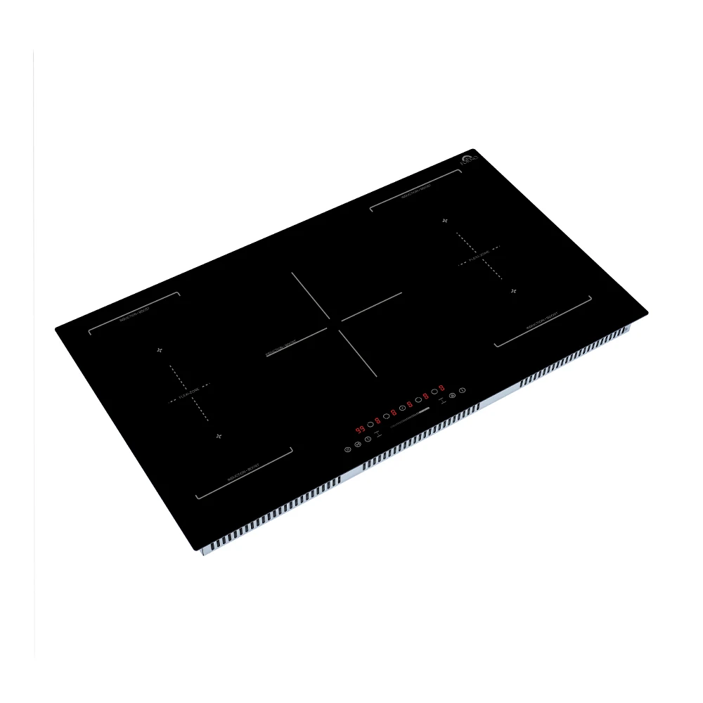 Ornonzo 36-Inch Induction Cooktop, 5 Zones, 2 Flex-Zones, 10,200W Total Power, Touch Control, 9 Power Levels FCTIN056936