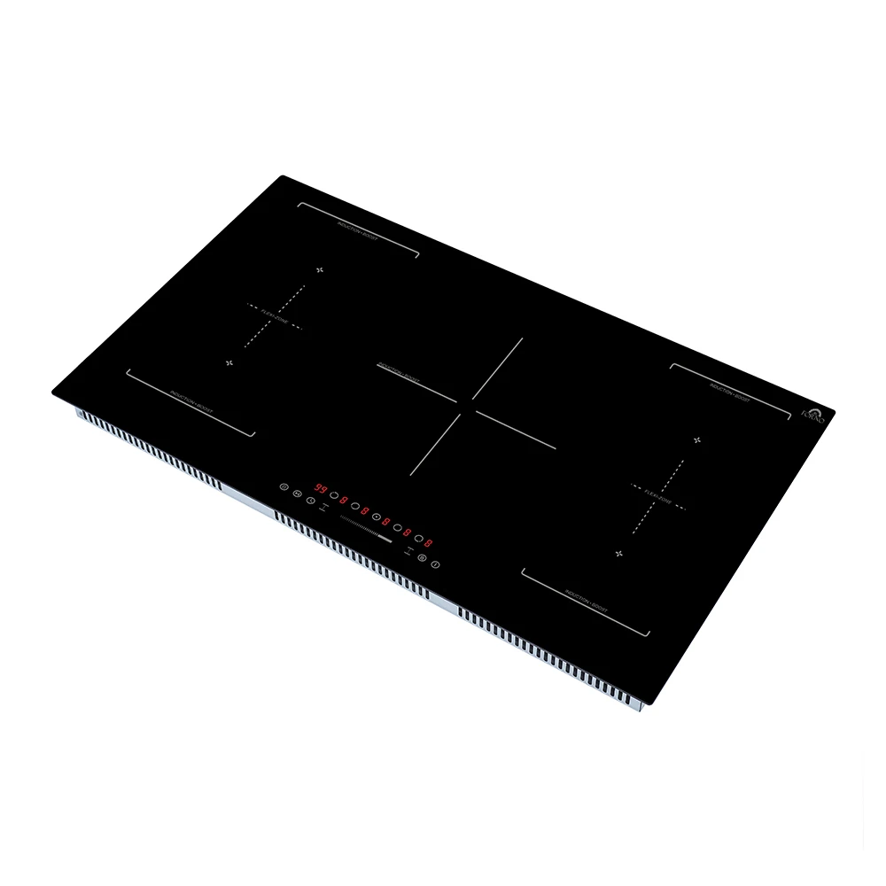 Ornonzo 36-Inch Induction Cooktop, 5 Zones, 2 Flex-Zones, 10,200W Total Power, Touch Control, 9 Power Levels FCTIN056936