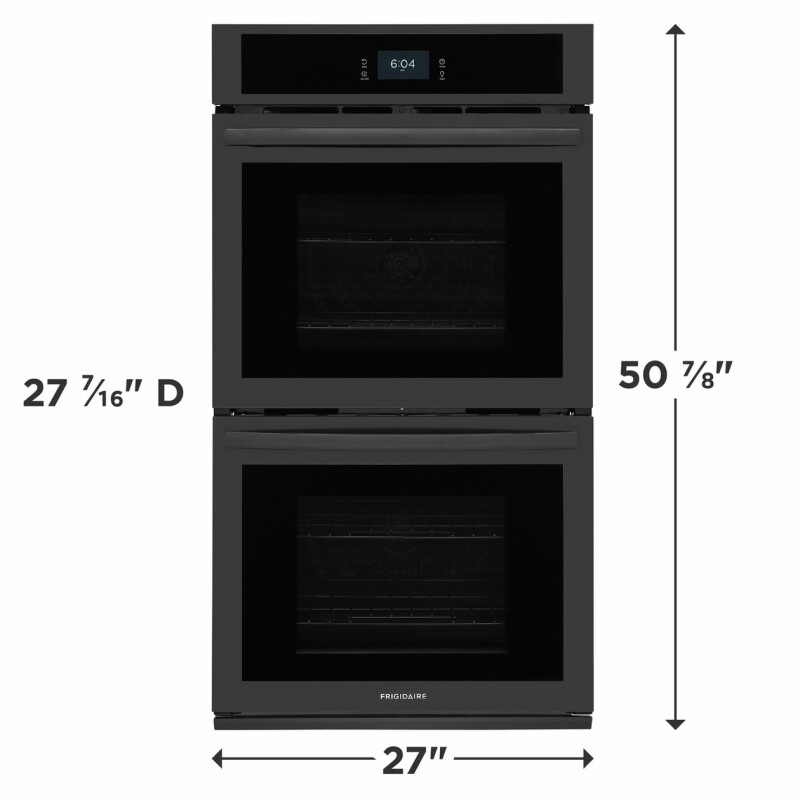 27" Double Electric Wall Oven with Fan Convection FCWD2727AB