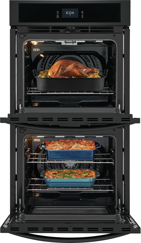 27" Double Electric Wall Oven with Fan Convection FCWD2727AB