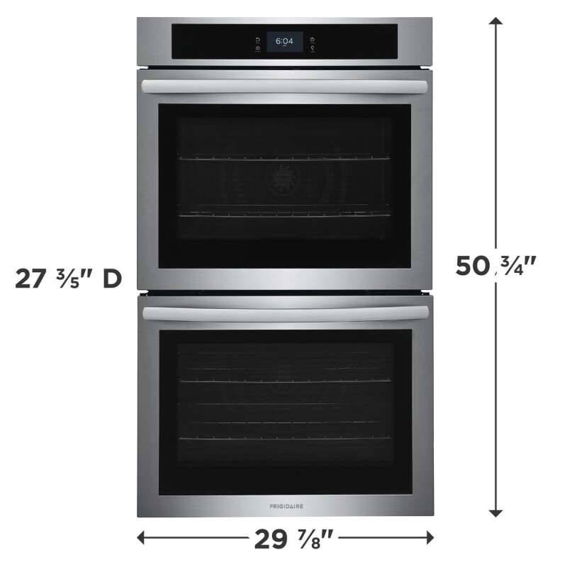 30" Double Electric Wall Oven with Fan Convection FCWD3027AW