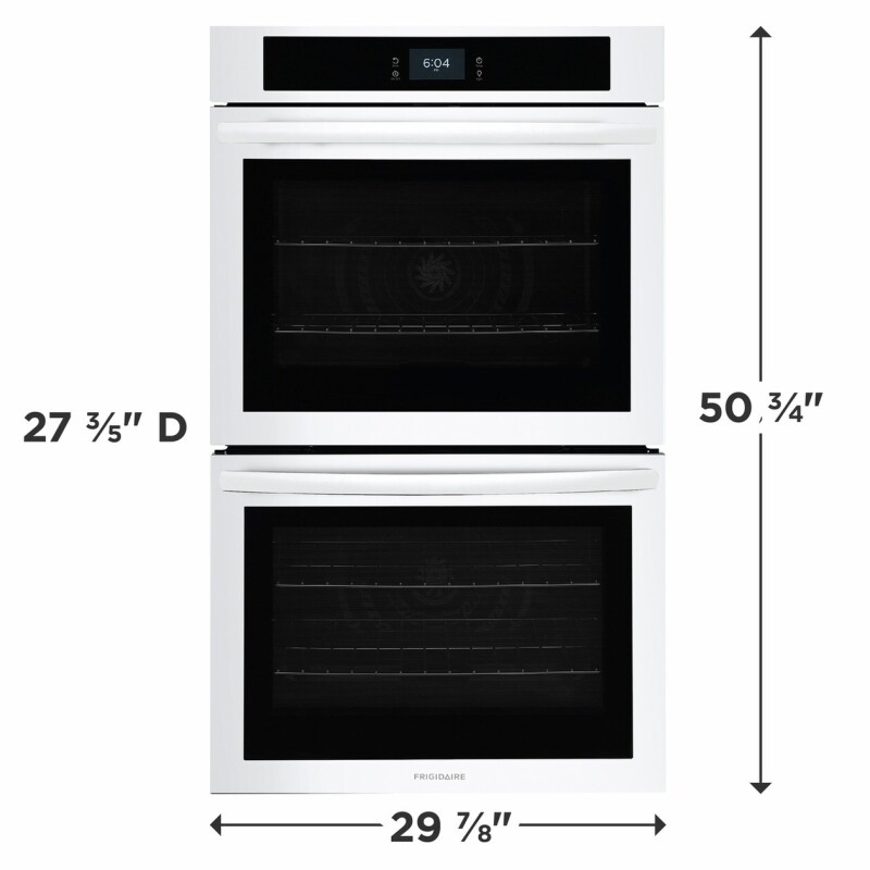 30" Double Electric Wall Oven with Fan Convection FCWD3027AW