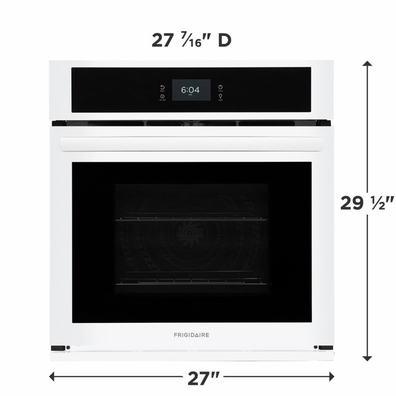 27" Single Electric Wall Oven with Fan Convection FCWS2727AW
