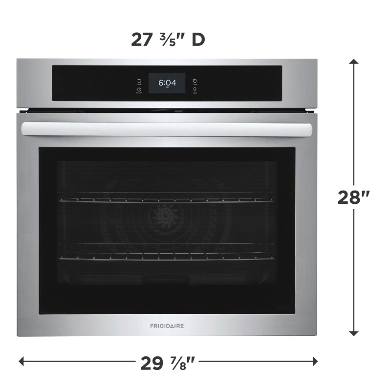 30" Single Electric Wall Oven with Fan Convection FCWS3027AS