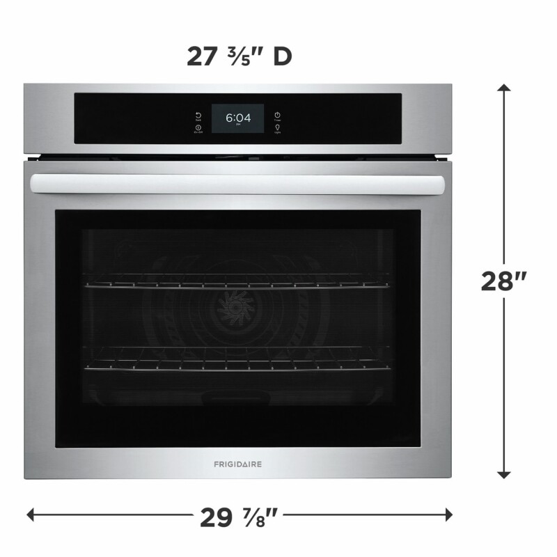 30" Single Electric Wall Oven with Fan Convection FCWS3027AS