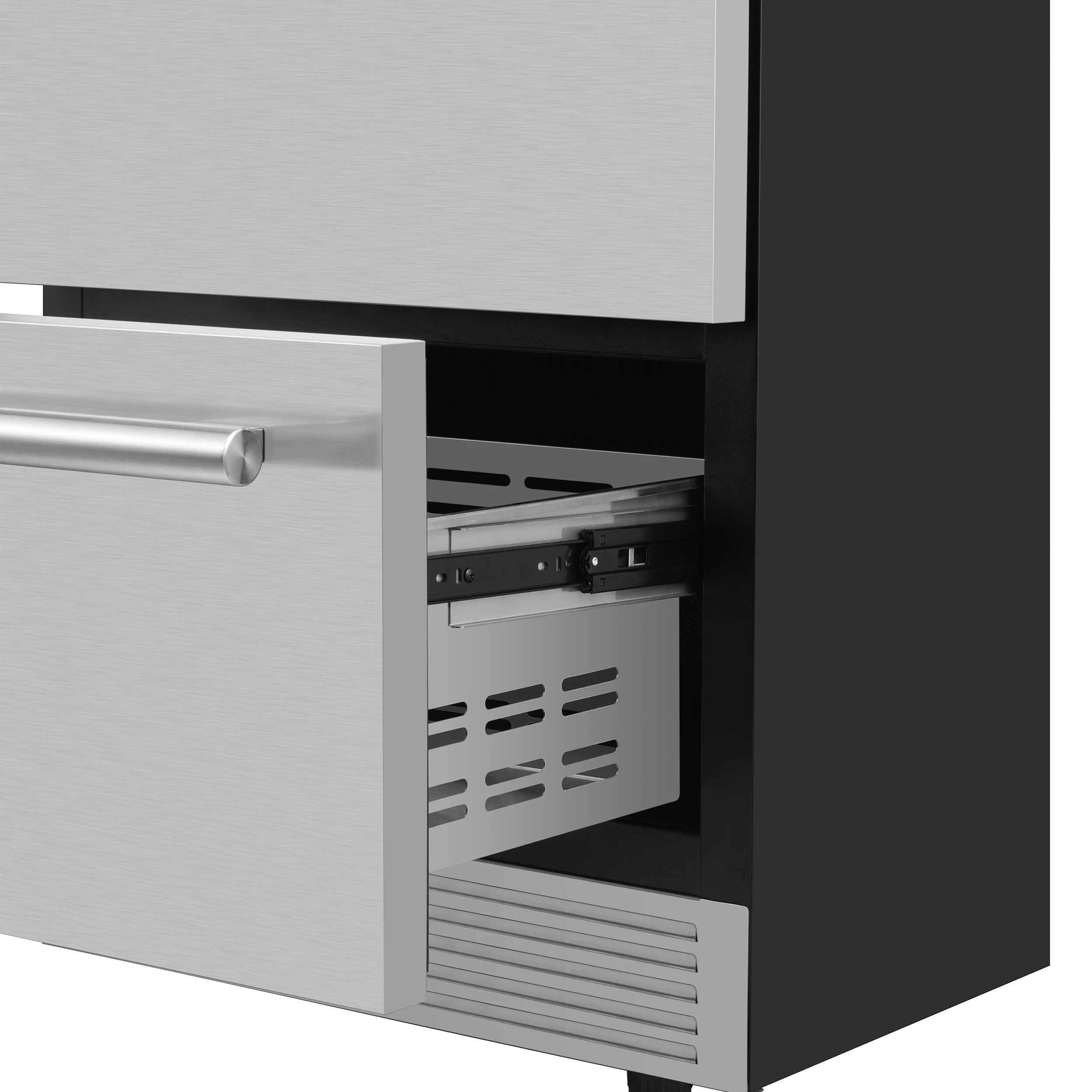 Cosenza 24" Built-In Indoor/Outdoor Drawer Freezer with Ice Maker, 4.69 cu.ft. FDRBI183824S