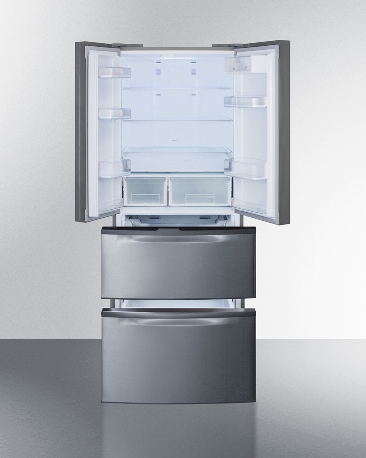 27" Wide French Door Refrigerator-Freezer FDRD15SS