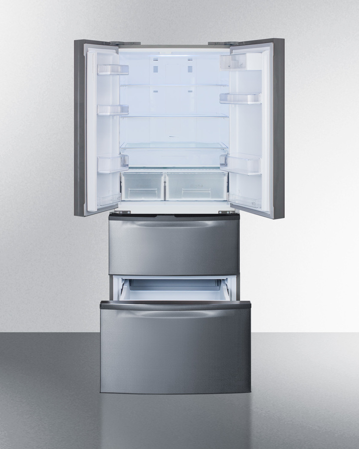 27" Wide French Door Refrigerator-Freezer FDRD15SS