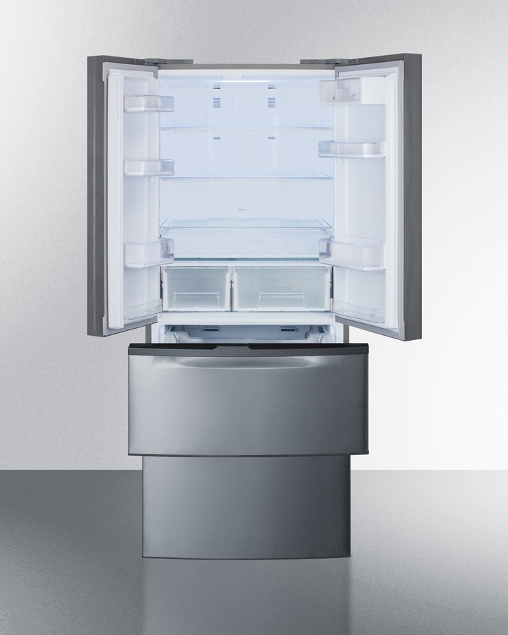 27" Wide French Door Refrigerator-Freezer FDRD15SS