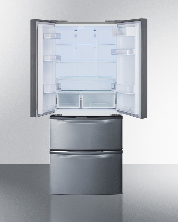 27" Wide French Door Refrigerator-Freezer FDRD15SS